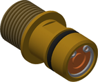 Conti Steckanschluss 9l, Für Brausekopf SHORTY / VESUV / GOLF /, Farbe grau Bild 2