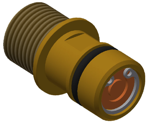 Conti Steckanschluss 9l, Für Brausekopf SHORTY / VESUV / GOLF /, Farbe grau Bild 2