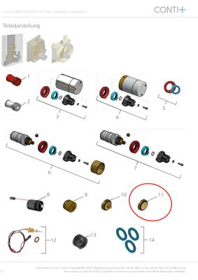 Conti Stopfen Magnetventilaufnahme 1 nur bei Varianten mechanische Auslösung Bild 2