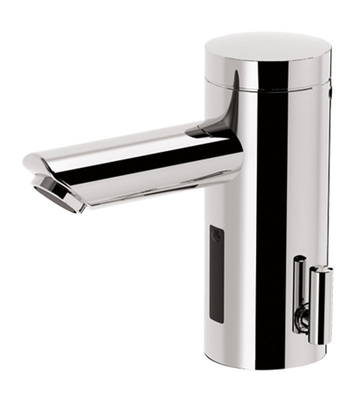 Conti + lino elektr. IR WT-Armatur Batt. mit Misch. PVD Nickel L10, Farbe nickel Bild 1