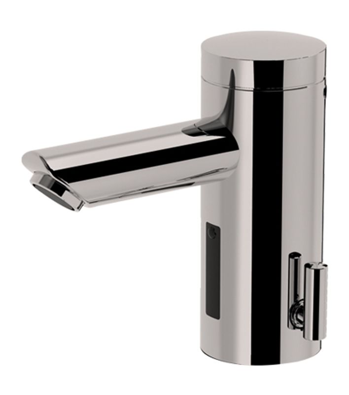 Conti + lino elektr. IR WT-Armatur Batt. mit Misch. PVD Messing pol. L10, Farbe Messing Bild 1