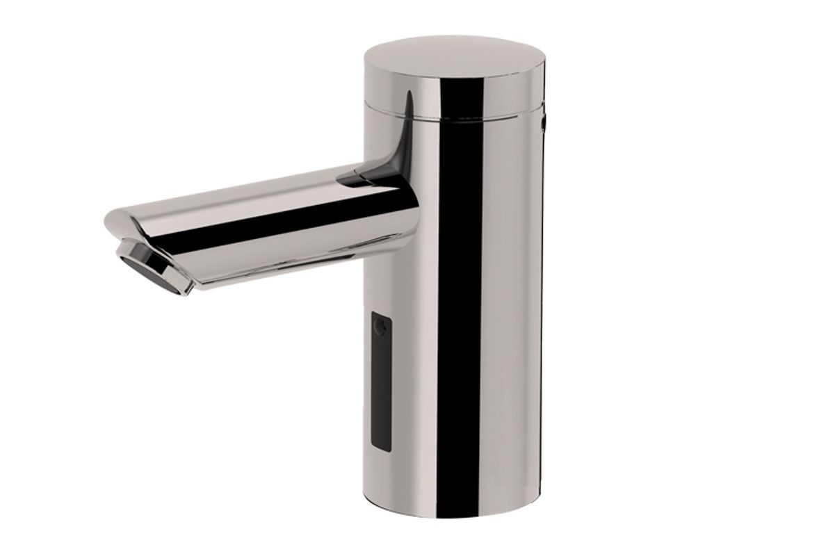 Conti + lino elektr. IR WT-Armatur Batt. ohne Misch. PVD Nickel L20, Farbe nickel Bild 1