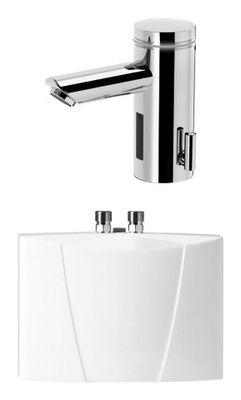 Conti + lumino+ elekt. IR WT-Armatur Netz DurchlErh.6,5 kW / 400 V Chr. mit Abl. C+ L10c, Farbe chrom Bild 3