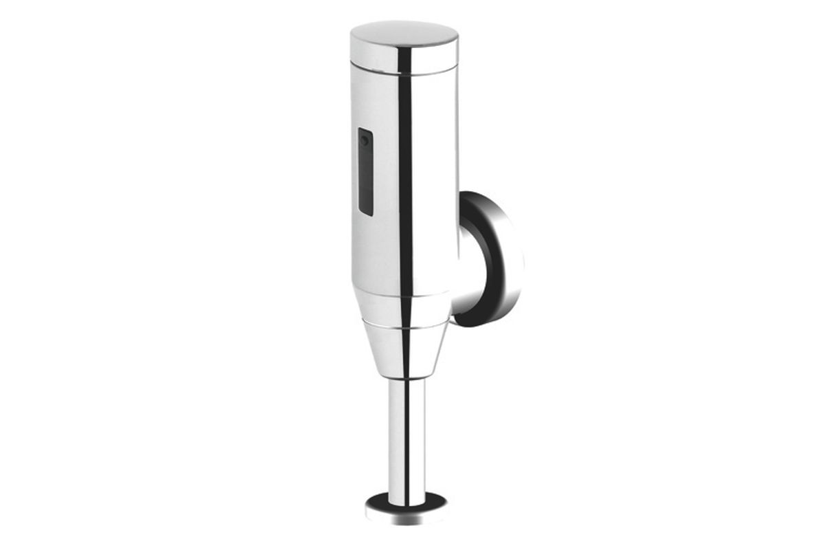 Conti + lino elek. IR Urinalarm. AP Solar chrom U60, Farbe silberfarben Bild 1