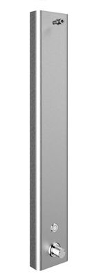 Conti CO CONSMART Duschelement Edelstahl Thermostat, Piezo, Netz CNX TD, DN 15, Farbe silberfarben Bild 4