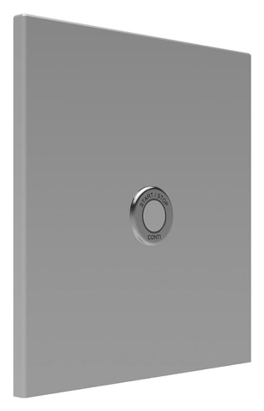Conti + CONBASE el. PZ Dusche CNX UP FM eckig Edelstahl, DN 20, Farbe chrom Bild 1