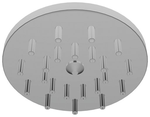 Conti + CONWELL Brausekopf Stachelbrausekopf rund 120 mm, DN 20, Farbe chrom Bild 4