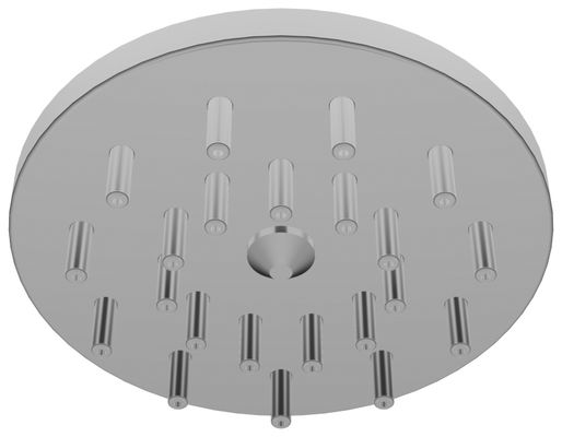 Conti + CONWELL Brausekopf Stachelbrausekopf rund 250 mm, DN 20, Farbe chrom Bild 3