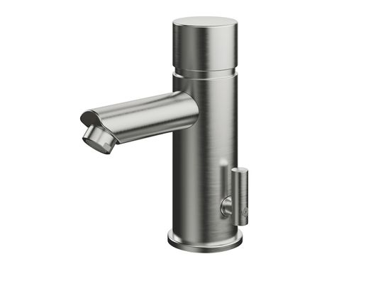 Conti + lino SofTouch WT-Armatur Selbstschluss mit Misch. Edelstahl ST10, Farbe Edelstahl-Optik (silber) Bild 2