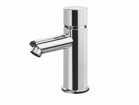 Conti + lino SofTouch WT-Armatur Selbstschluss ohne Misch. chrom ST20, Farbe chrom Bild 6