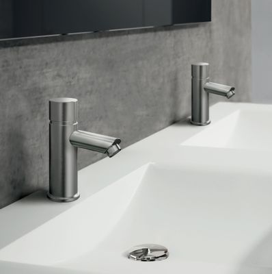 Conti + lino SofTouch WT-Armatur Selbstschluss mit Misch. chrom ST10, Farbe chrom Bild 5