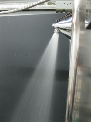 Conti + CONHEAD VESUV Düsenbrausekopf, für Duschpaneel, 100 x 100 x 70 x 53 mm, Farbe chrom Bild 3
