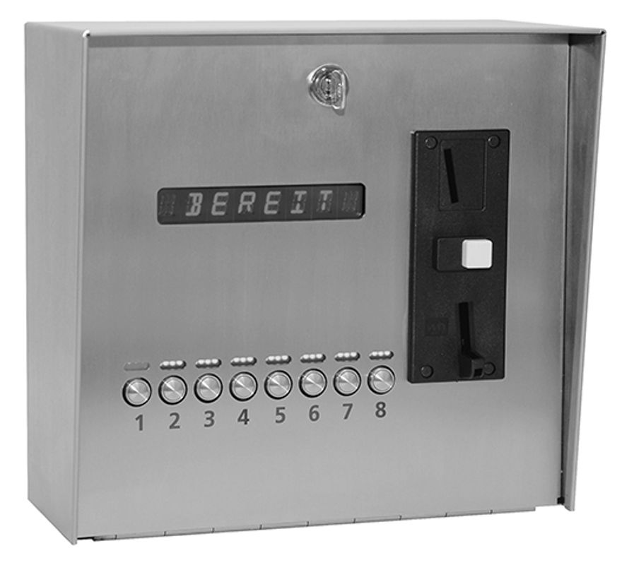 Conti + CONCASH Münzprüfer 8Duschplaetze MünzenWertmarken für bezahl. Wasserabgabe Bild 1
