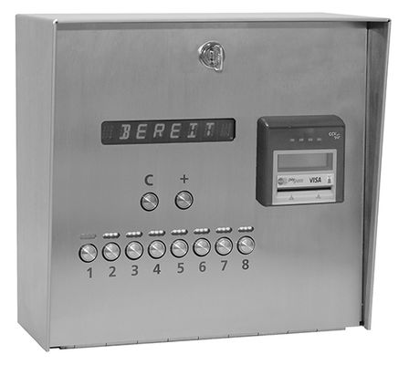 Conti + CONCASH Münzprüfer 8Duschplaetze EC / Kreditkarten für bezahl. Wasserabgabe Bild 2