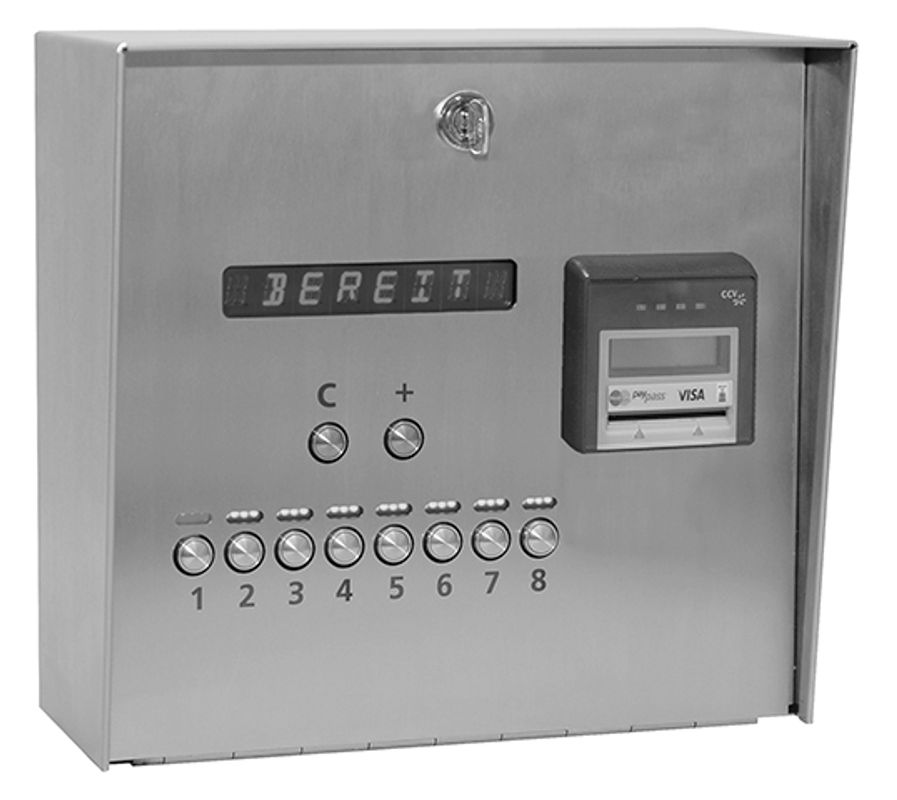 Conti + CONCASH Münzprüfer 8Duschplaetze EC / Kreditkarten für bezahl. Wasserabgabe Bild 1