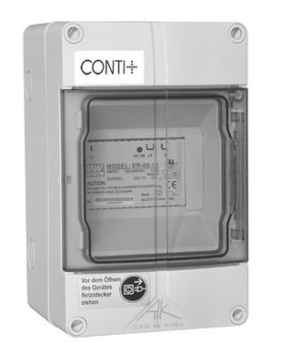 Conti + Netzteil 12 VDC im Einbauk, AP, für Duschen, mit Steuerung 3 Stecker + By Bild 3