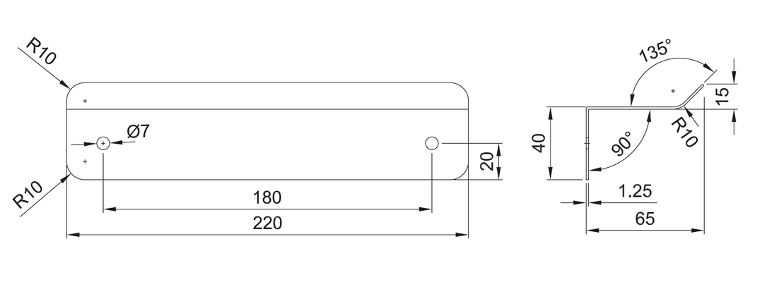 Conti + Seifenschale 40 15X220X65 mm, für Wandaufbau, 40 x 220 x 65 mm, Farbe Edelstahl Bild 4