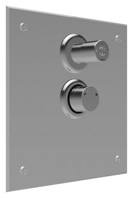 Conti + Umrüstset Dusche mechanisch VA, Oberflaeche gebürstet, 330 x 330 x 5 mm Bild 3