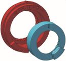 Conti Temperaturanschlagringe CONGENIAL rot und, Farbe blau Bild 5