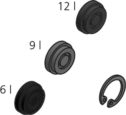 Conti + Wassermengenregler Set Brausekopf 9 L. (3 Stk. mit Sicherung.) Bild 5