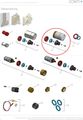 Conti Thermostatgriff Set CONGENIAL Duschen, Farbe silberfarben Bild 2
