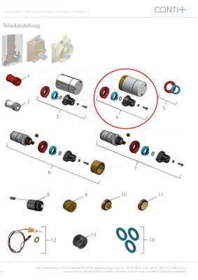 Conti Thermostatgriff Set CONGENIAL Duschen, Farbe silberfarben Bild 2