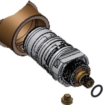 Conti Set Thermostatkartusche CONSMART Duschpaneele, mit O-Ring und Schraube Bild 3