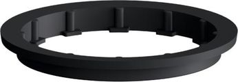 Dallmer Ausgleichsring, schwarz zu 54, 55, 57, 58, 61, Farbe Schwarz Matt Bild 1