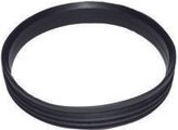 Dallmer Rückstaudichtung S 10, 110 mm, Farbe Schwarz Matt Bild 1