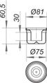 Dallmer Geruchverschlusseinsatz 42, 81 mm Bild 2