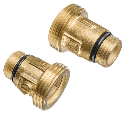 Vortex Wechselsatz (RV und KV) 1/2" - IG x 1" - AG, für Wilo, 33 x 41 x 33 mm Bild 2