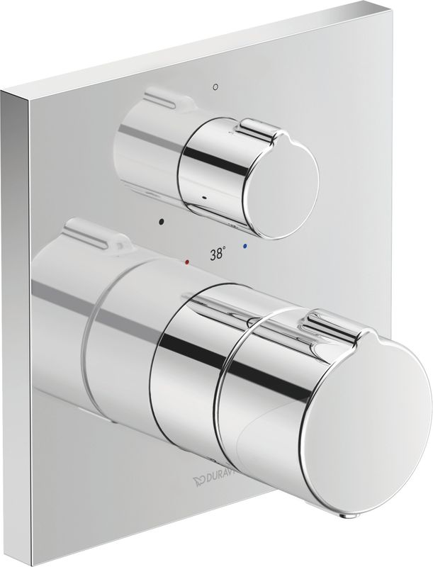 Duravit C.1 Brausethermostat Unterputz, Thermostatkartusche, Unterputz, Grundkörper n/a, Geeignet für Durchlauferhitzer, Anzahl Griffe 1 Bild 1