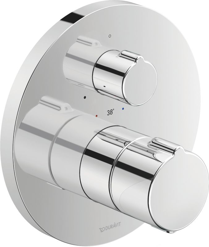 Duravit C.1 Brausethermostat Unterputz, Thermostatkartusche, Unterputz, Grundkörper n/a, Geeignet für Durchlauferhitzer, Anzahl Griffe 1 Bild 1