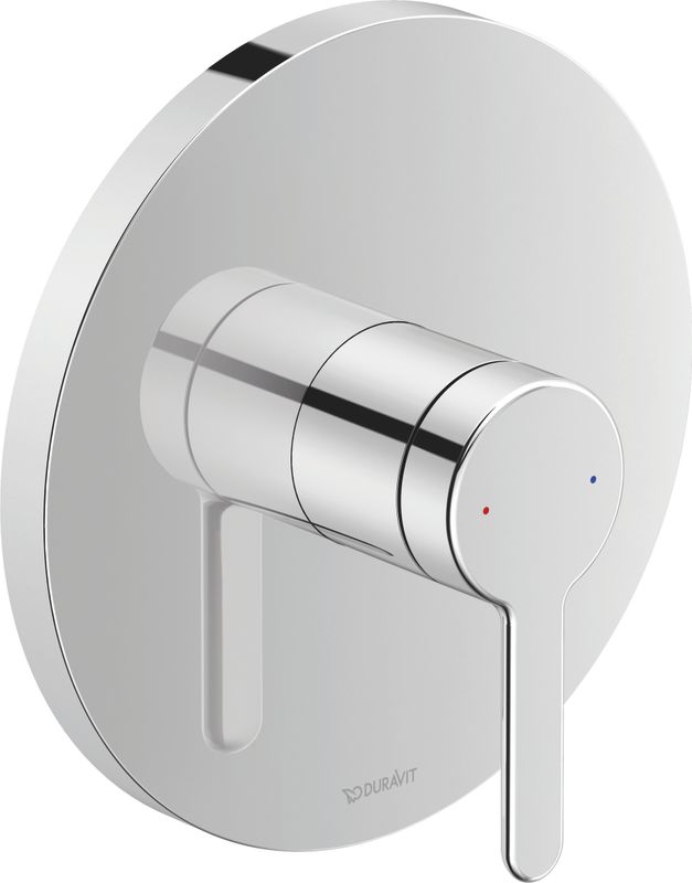 Duravit C.1 Einhebel-Brausemischer Unterputz, Keramikmischsystem, Unterputz, Grundkörper n/a, Geeignet für Durchlauferhitzer, Anzahl Griffe 1 Bild 1