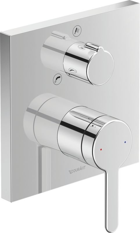 Duravit C.1 Einhebel-Wannenmischer Unterputz, Keramikmischsystem, Unterputz, Grundkörper n/a, Geeignet für Durchlauferhitzer, Anzahl Griffe 1 Bild 1
