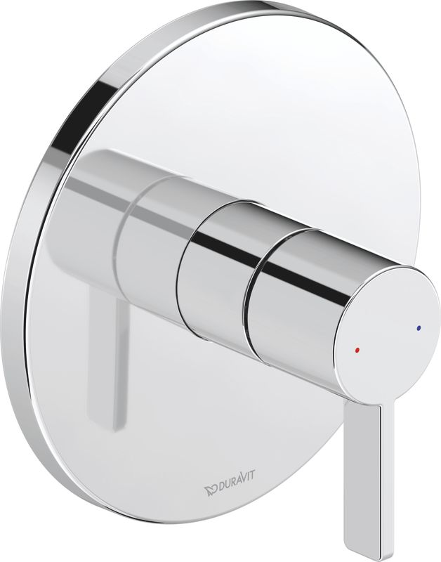 Duravit D-Neo Einhebel-Brausemischer Unterputz, Keramikmischsystem, Unterputz, Grundkörper DN 15, Geeignet für Durchlauferhitzer, Anzahl Griffe 1 Bild 1