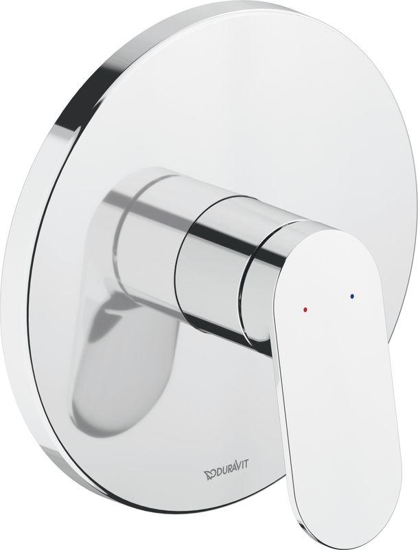 P&M Fertigset UP-Brausemischer, 170 x 170 mm, Farbe chrom Bild 1