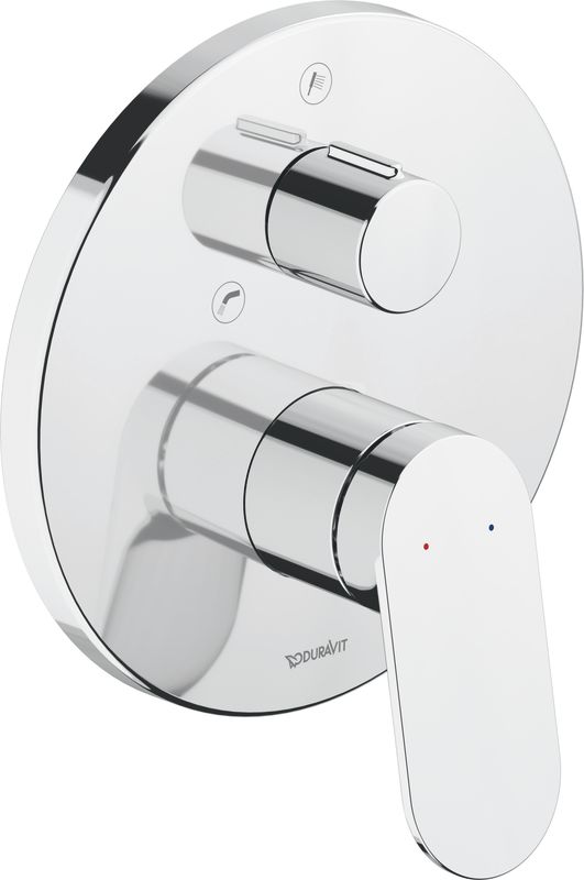P&M Fertigset UP-Wannenmischer, 193 x 170 mm, Farbe chrom Bild 1