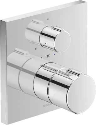 Duravit C.1 Brausethermostat Unterputz, Thermostatkartusche, Unterputz, Grundkörper n/a, Geeignet für Durchlauferhitzer, Anzahl Griffe 1 Bild 2