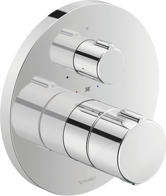 Duravit C.1 Brausethermostat Unterputz, Thermostatkartusche, Unterputz, Grundkörper n/a, Geeignet für Durchlauferhitzer, Anzahl Griffe 1 Bild 2