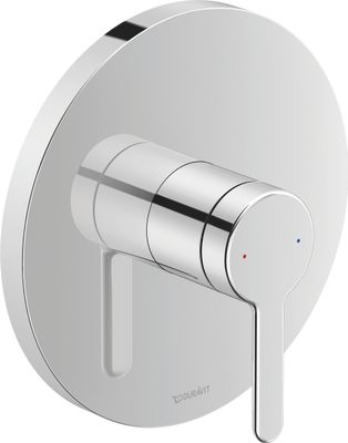 Duravit C.1 Einhebel-Brausemischer Unterputz, Keramikmischsystem, Unterputz, Grundkörper n/a, Geeignet für Durchlauferhitzer, Anzahl Griffe 1 Bild 2