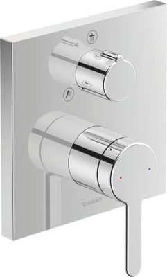 Duravit C.1 Einhebel-Brausemischer Unterputz, Keramikmischsystem, Unterputz, Grundkörper n/a, Geeignet für Durchlauferhitzer, Anzahl Griffe 1 Bild 4