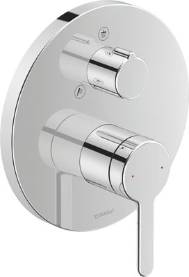 Duravit C.1 Einhebel-Brausemischer Unterputz, Keramikmischsystem, Unterputz, Grundkörper n/a, Geeignet für Durchlauferhitzer, Anzahl Griffe 1 Bild 3