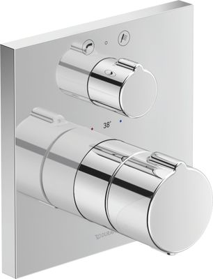 Duravit C.1 Wannenthermostat Unterputz, Thermostatkartusche, Unterputz, Grundkörper n/a, Geeignet für Durchlauferhitzer, Anzahl Griffe 1 Bild 2