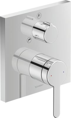 Duravit C.1 Einhebel-Wannenmischer Unterputz, Keramikmischsystem, Unterputz, Grundkörper n/a, Geeignet für Durchlauferhitzer, Anzahl Griffe 1 Bild 3