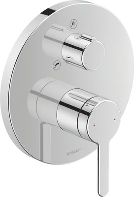 Duravit C.1 Einhebel-Wannenmischer Unterputz, Keramikmischsystem, Unterputz, Grundkörper n/a, Geeignet für Durchlauferhitzer, Anzahl Griffe 1 Bild 3