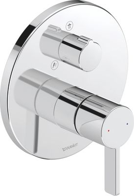 Duravit D-Neo Einhebel-Brausemischer Unterputz, Keramikmischsystem, Unterputz, Grundkörper DN 15, Geeignet für Durchlauferhitzer, Anzahl Griffe 1 Bild 2