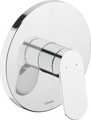 P&M Fertigset UP-Brausemischer, 170 x 170 mm, Farbe chrom Bild 2