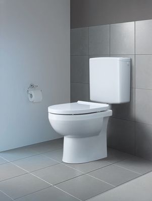 Duravit Stand WC Duravit No.1 aus Sanitärkeramik 560x370x400mm, Tiefspüler, Spülrand spülrandlos, Abgang senkrecht, Bodenstehend Bild 9