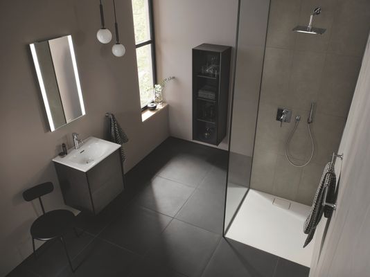 Duravit C.1 Einhebel-Brausemischer Unterputz, Keramikmischsystem, Unterputz, Grundkörper n/a, Geeignet für Durchlauferhitzer, Anzahl Griffe 1 Bild 14